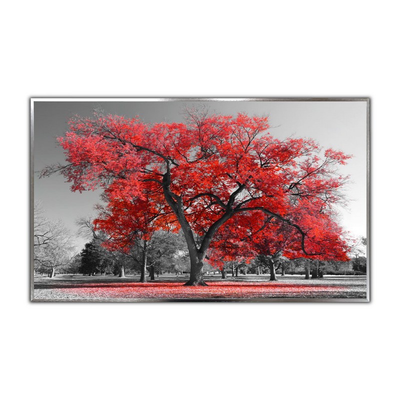 STEINFELD® Glas Infrarotheizung mit Motiv Roter Baum